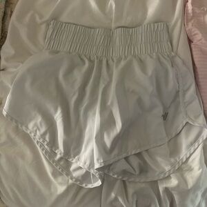 Varsity Women's White Athletic Shorts